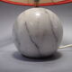 Lampe a poser 1970 marbre tissus