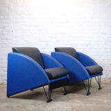 Pair of armchairs post-modern style