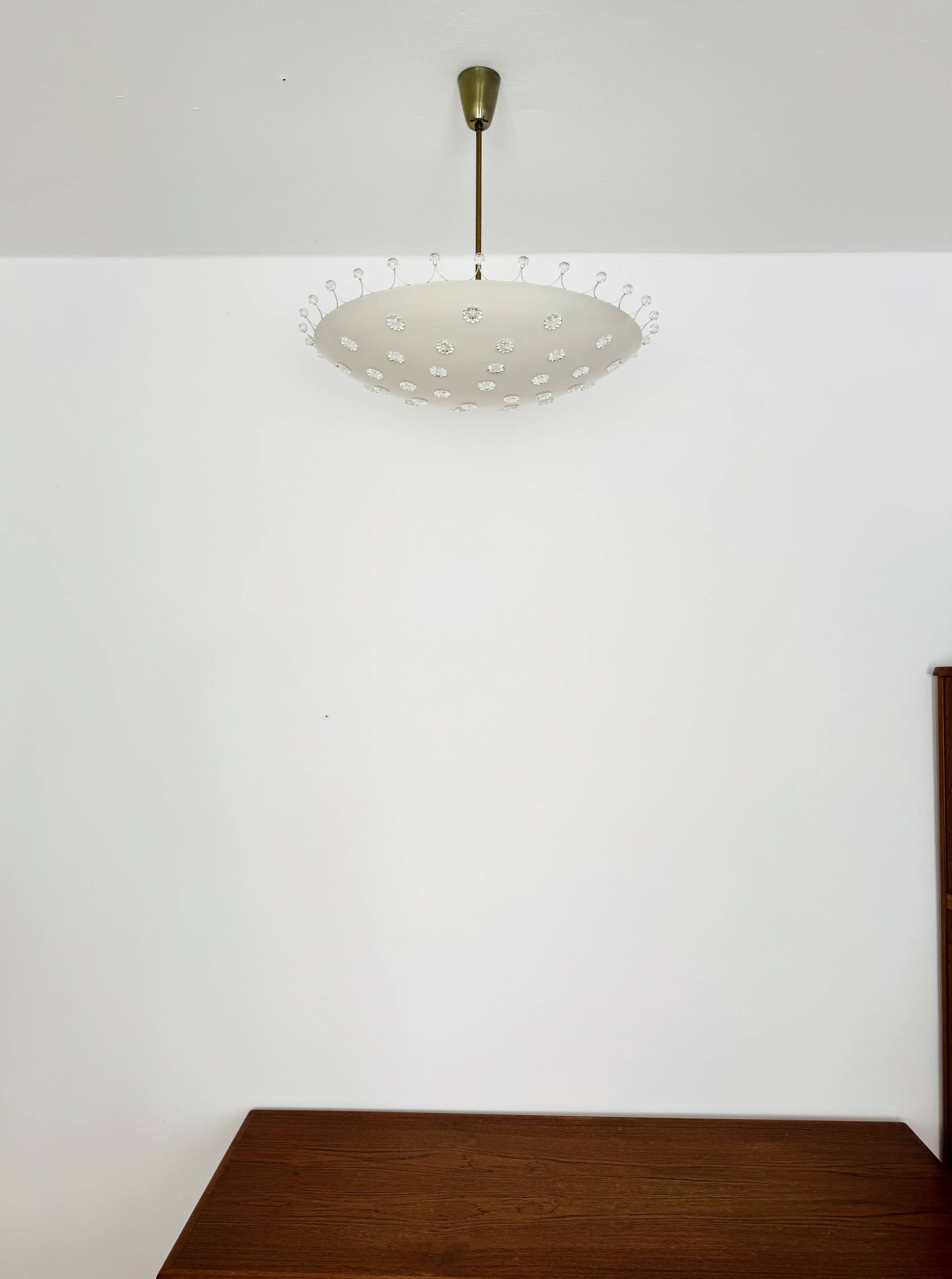 XL Crystal Glass Uplight by Emil Stejnar for Rupert Nikoll
