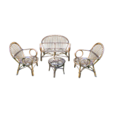 Rattan garden furniture