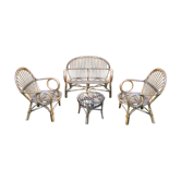 Rattan garden furniture