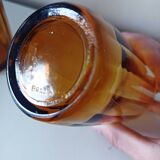 Lot de 4 verres à eau en verre ambré