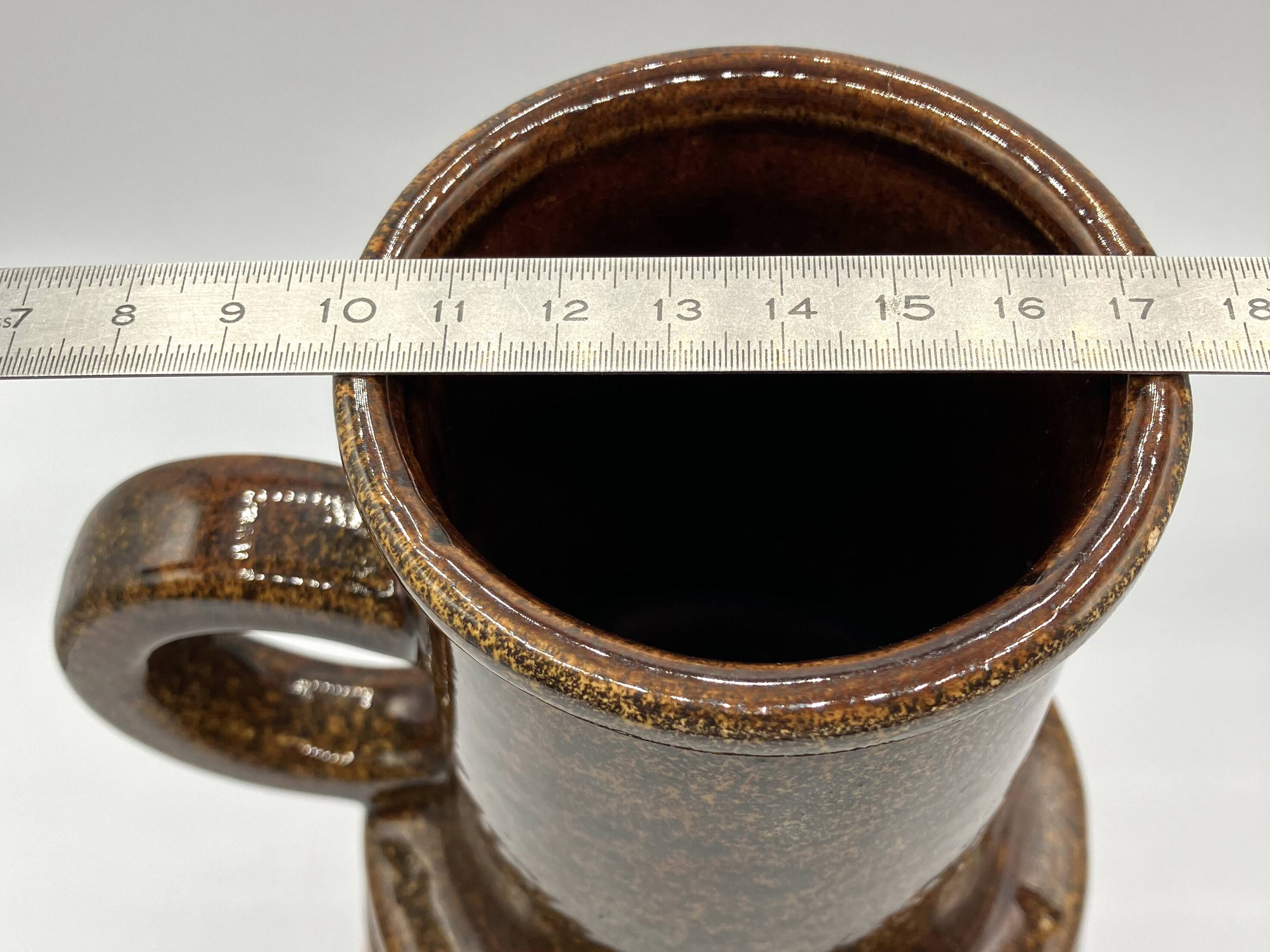 SCHEURICH ceramic vase • Design A.Seide • W. Germany • 70s