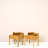 Nordic oak nightstands