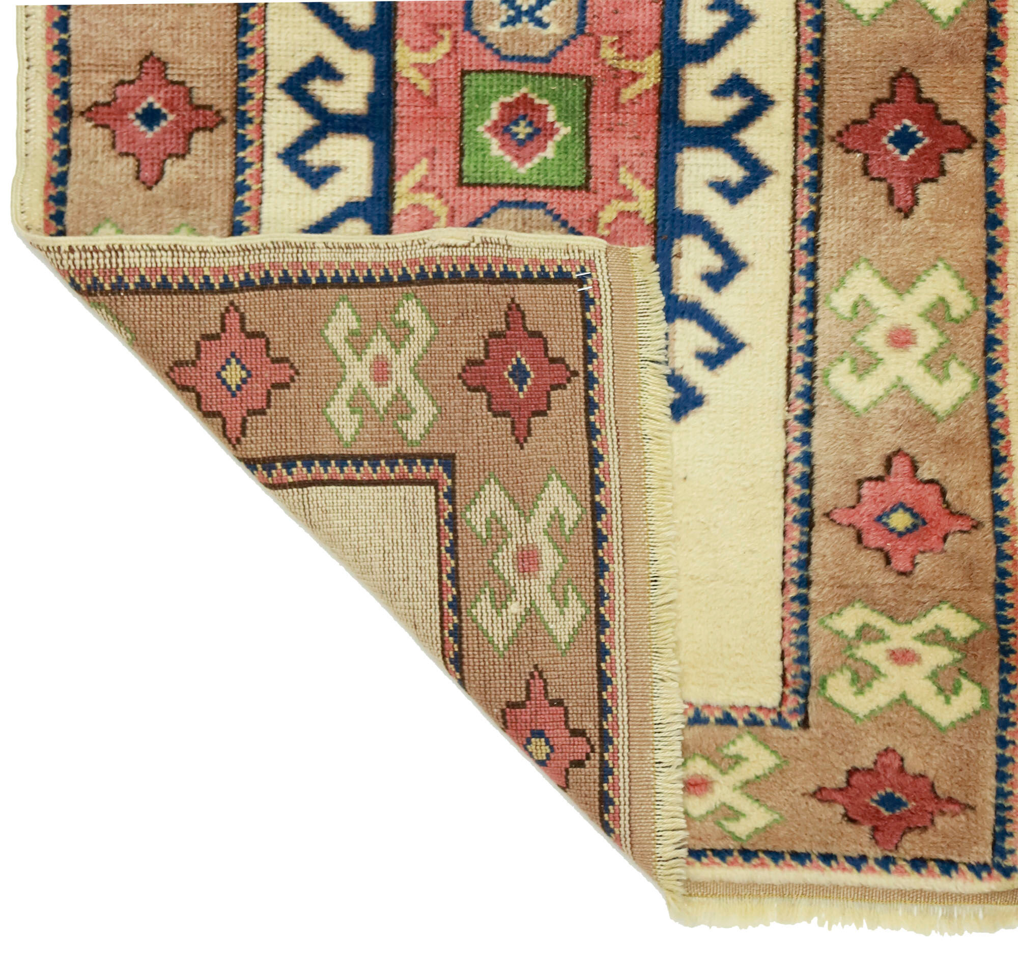 Anatolian handmade vintage rug 123 cm x 79 cm