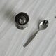 6 silver-plated metal egg cups