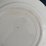 Lot 2 assiettes porcelaine ancienne