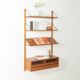 Étagère élégante par Poul Cadovius, années 1950, teck, Danemark