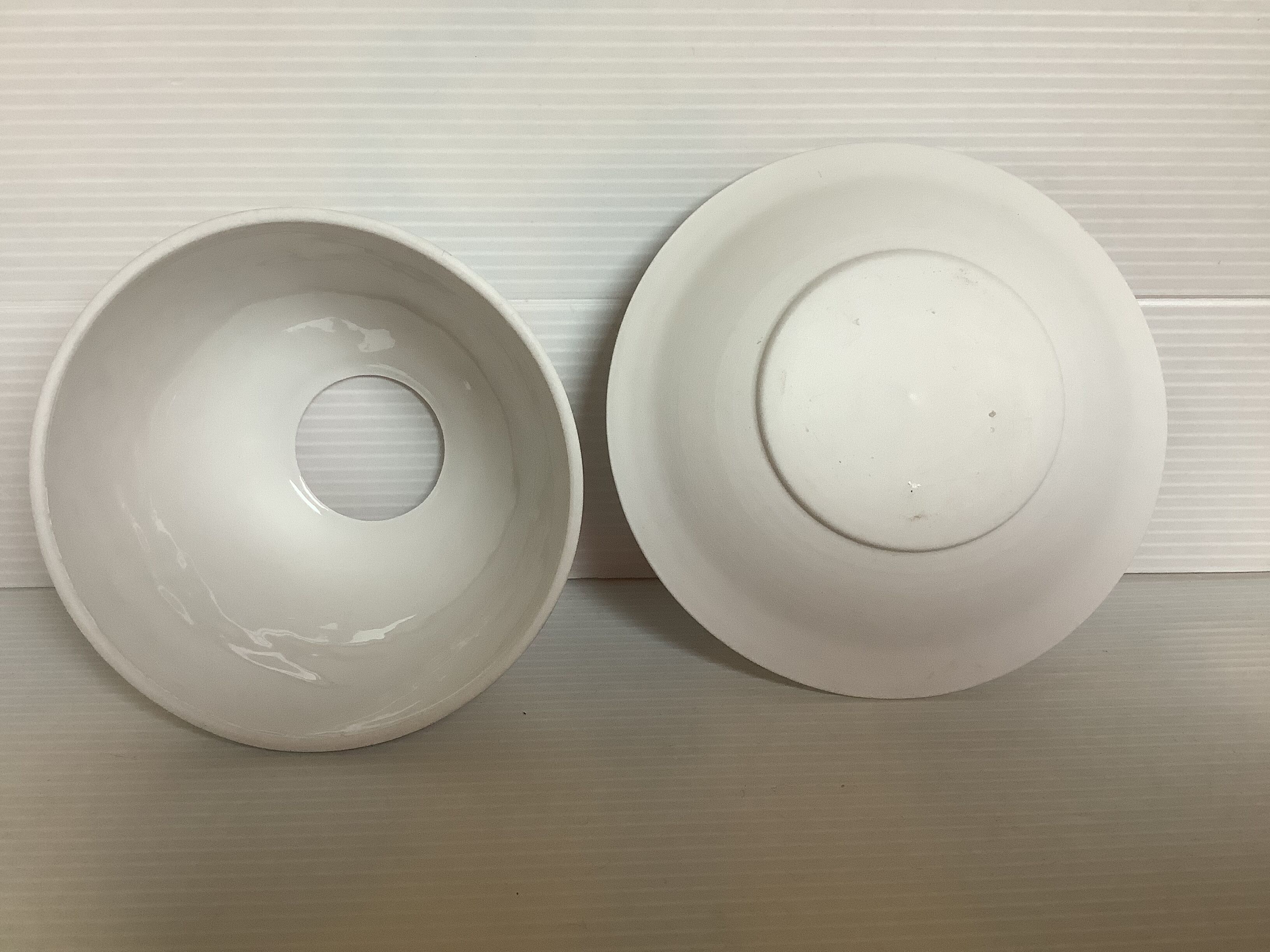 Pair of Christmas candle holders