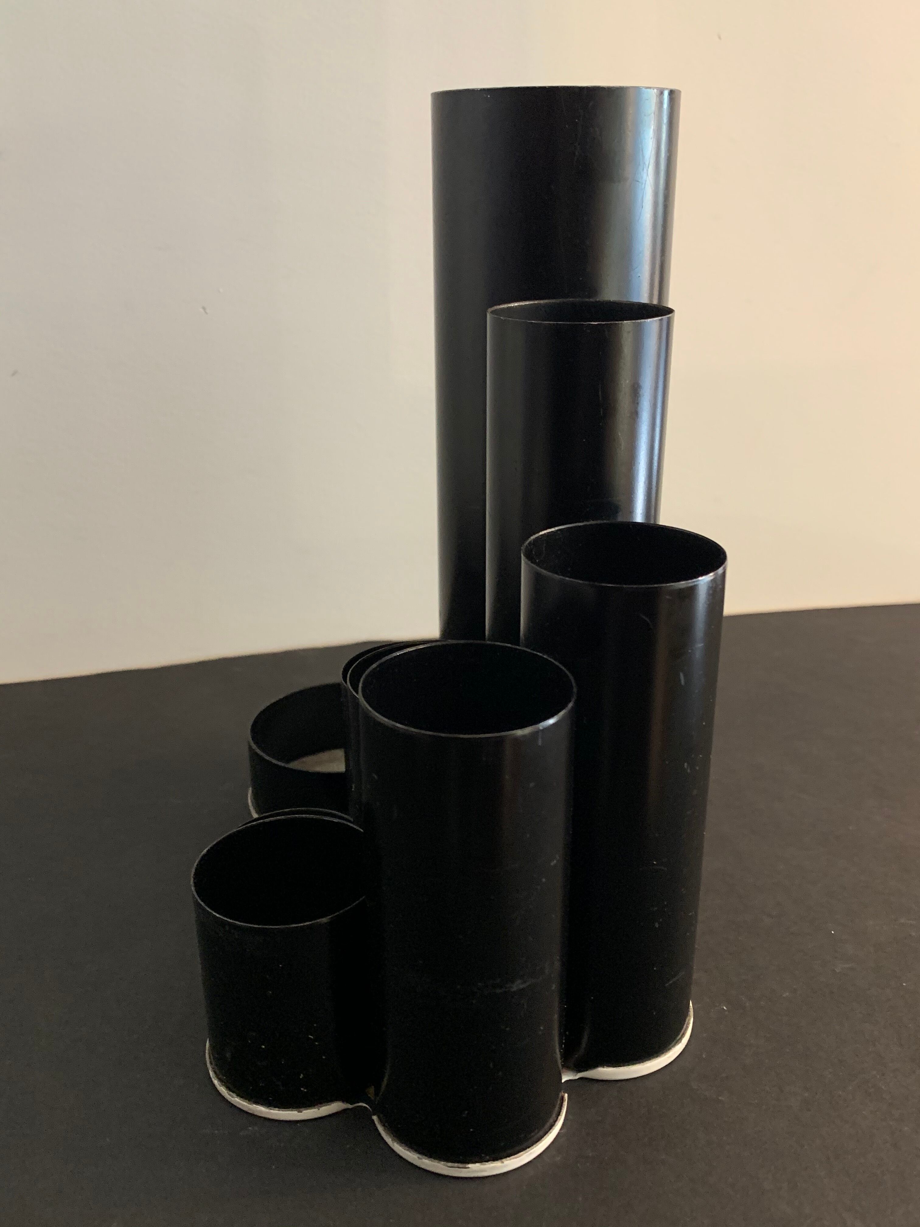 Office organizer wears black metal pencils Deyhle Germany 1970