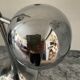 EyeBall Space Age lamp in chrome metal with tulip base.