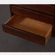 Vintage chest of drawers in dark oak, Czech design, 1970