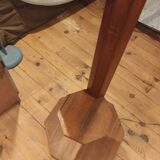 Lampadaire ancien vintage bois