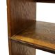 Art Deco Oak compact bookcase minimalist design