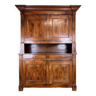 Buffet Deux Corps Empire period walnut and oak