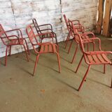 Chaise metalique bistrot