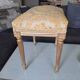 Tabouret Piano bois or empire restauration tapissière XIX
