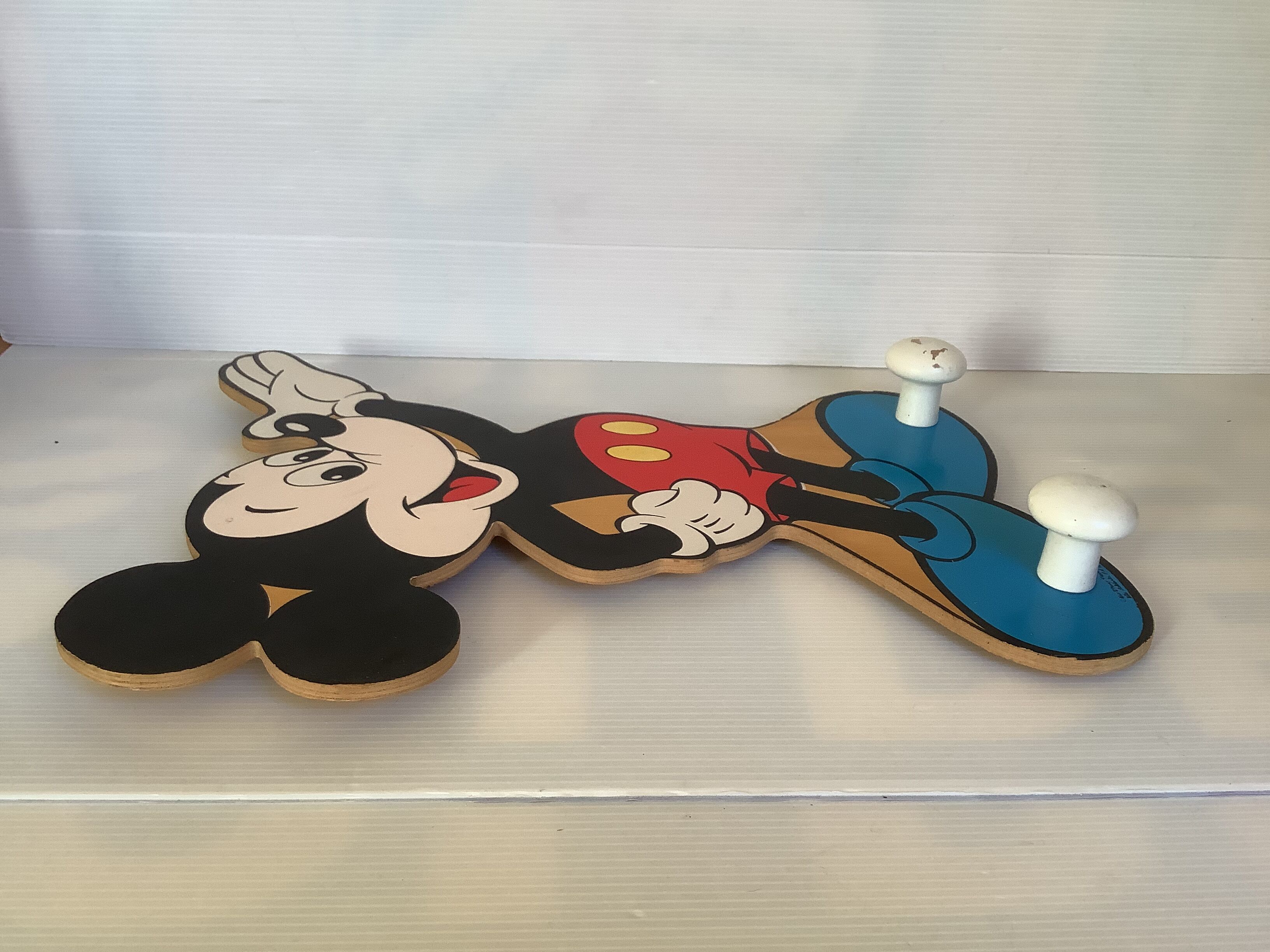 Old coat rack Mickey vila soldevila sa Spain in wood