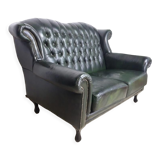 vintage chippendale chesterfield / two-seater / seat