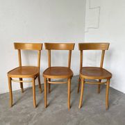 Set de trois chaises bistrot