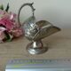 Sugar bowl Zinc alloy silver plated, sugar pot table decoration