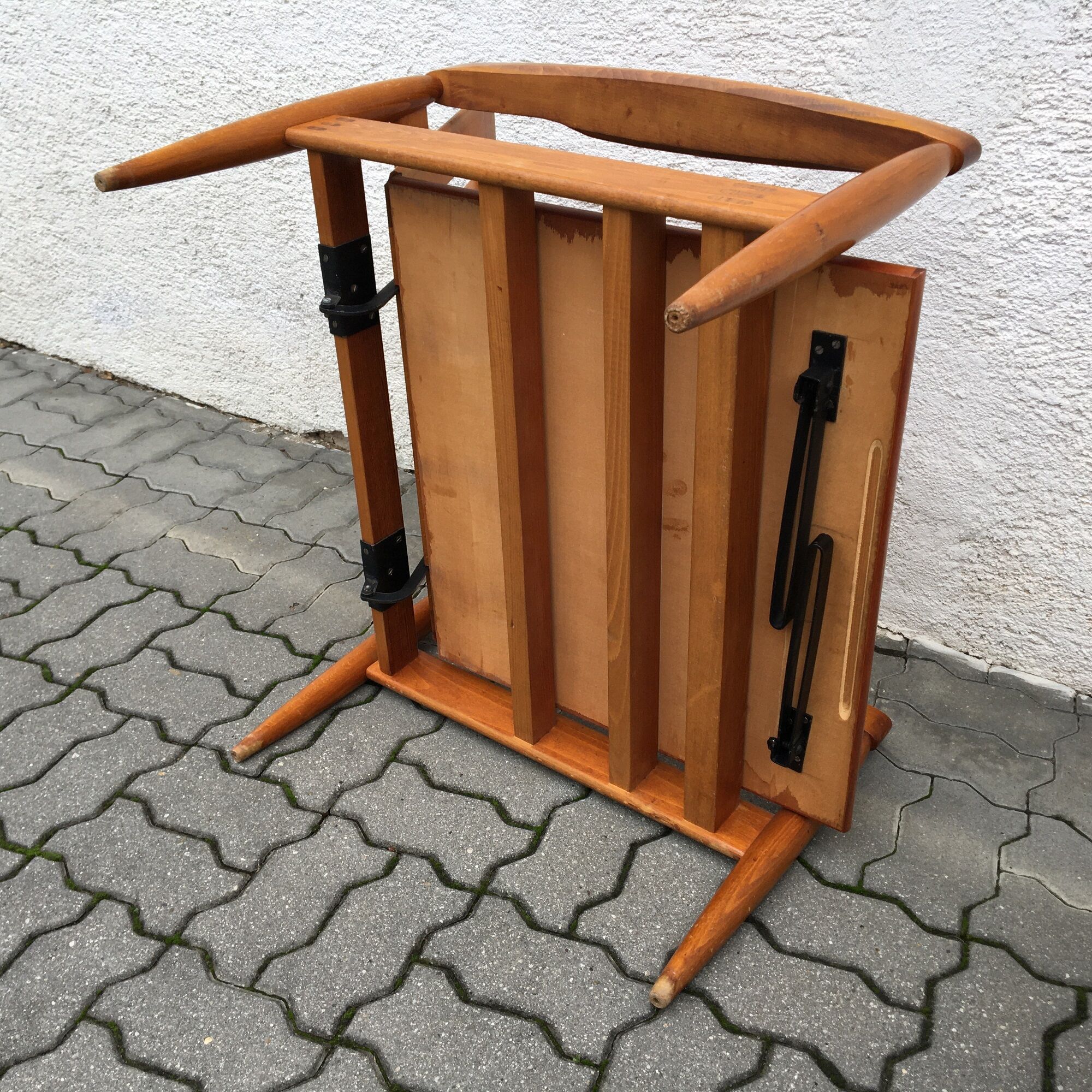 Vintage miroslav navratil lounge chairs adjustable mid century 60s