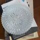 Applique murale plafonnier verre transparent luminaire ancien vintage 1970