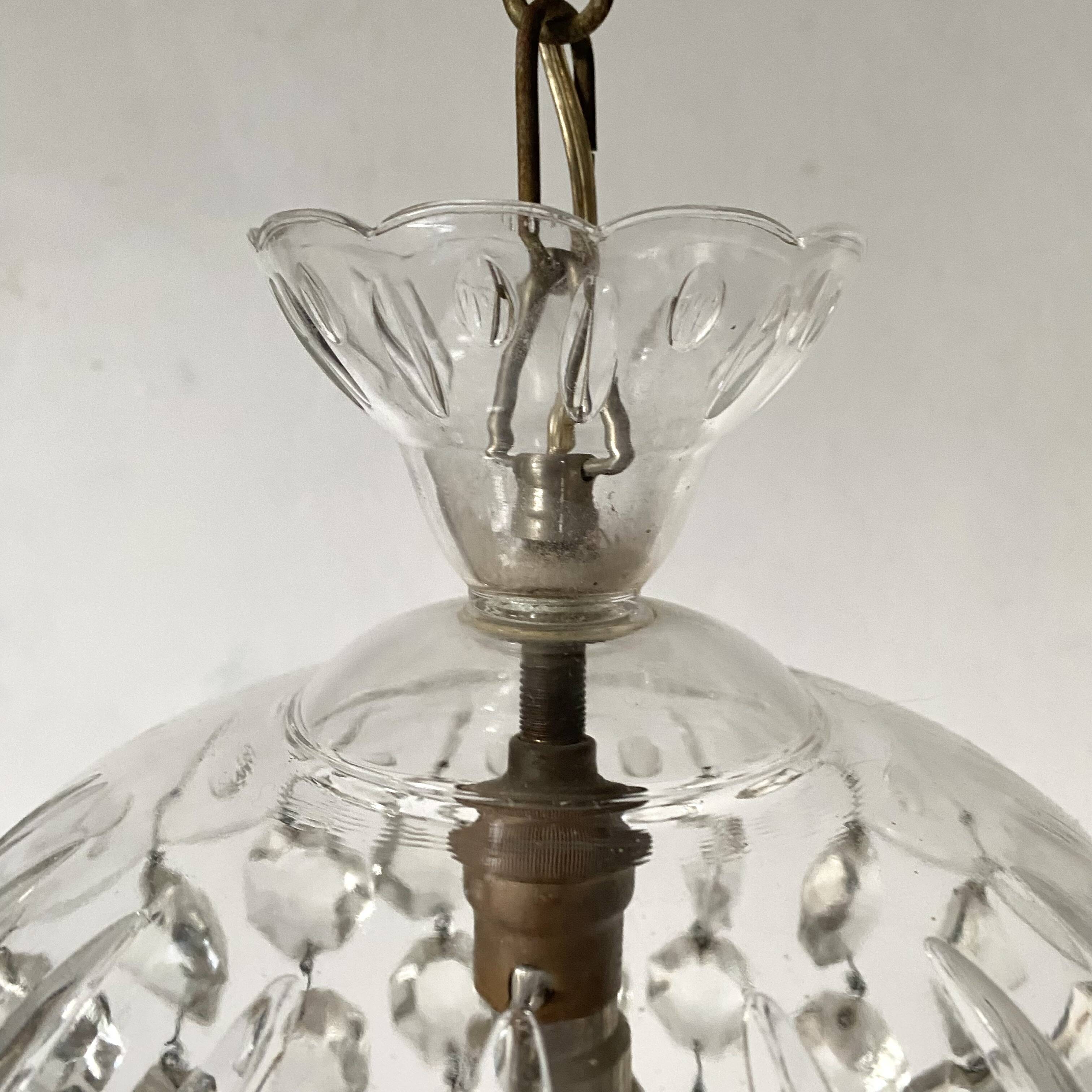 Basket tassel suspension or tassel ceiling light