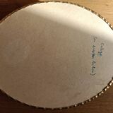 naturalized butterfly under oval frame