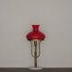 Table lamp in brass, glass and marble attributed to Stilux, Italy, 1950s.