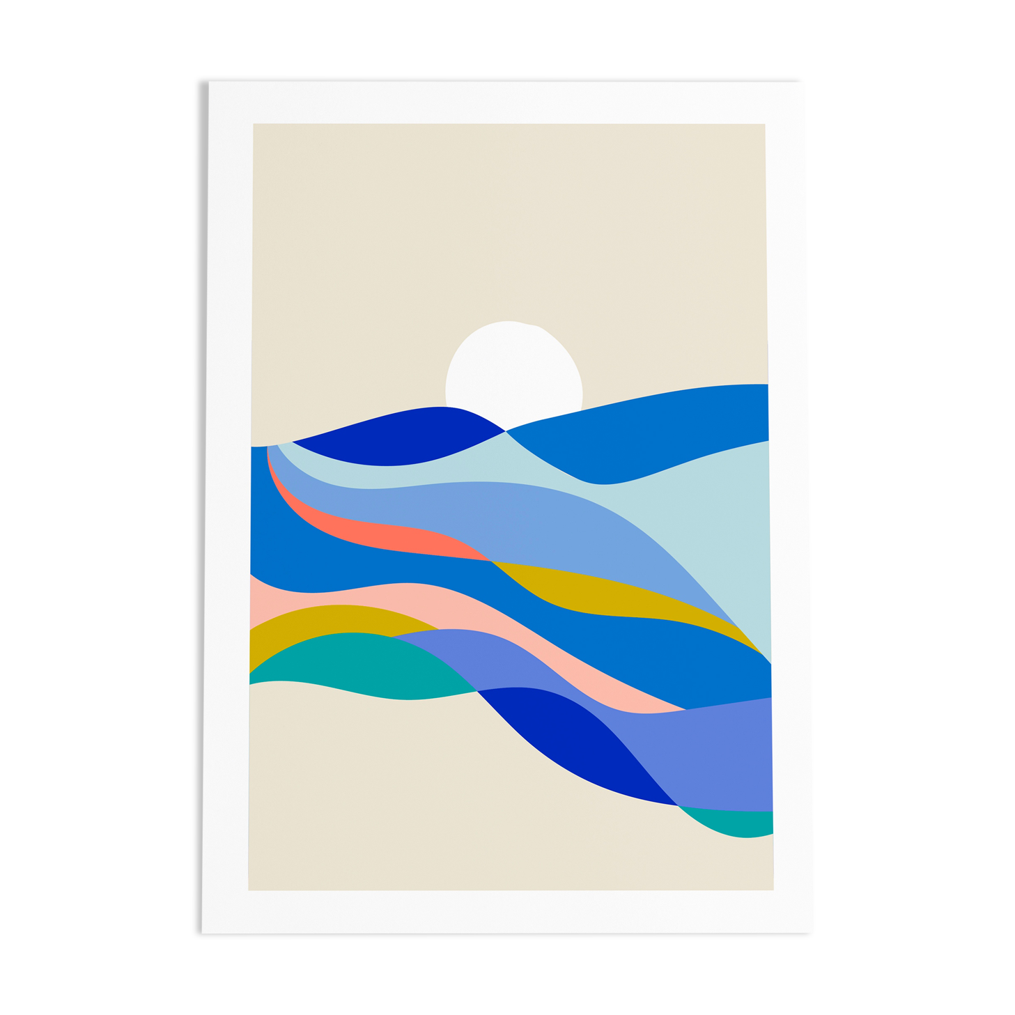 The Waves - Limited Edition Art Print (A3)