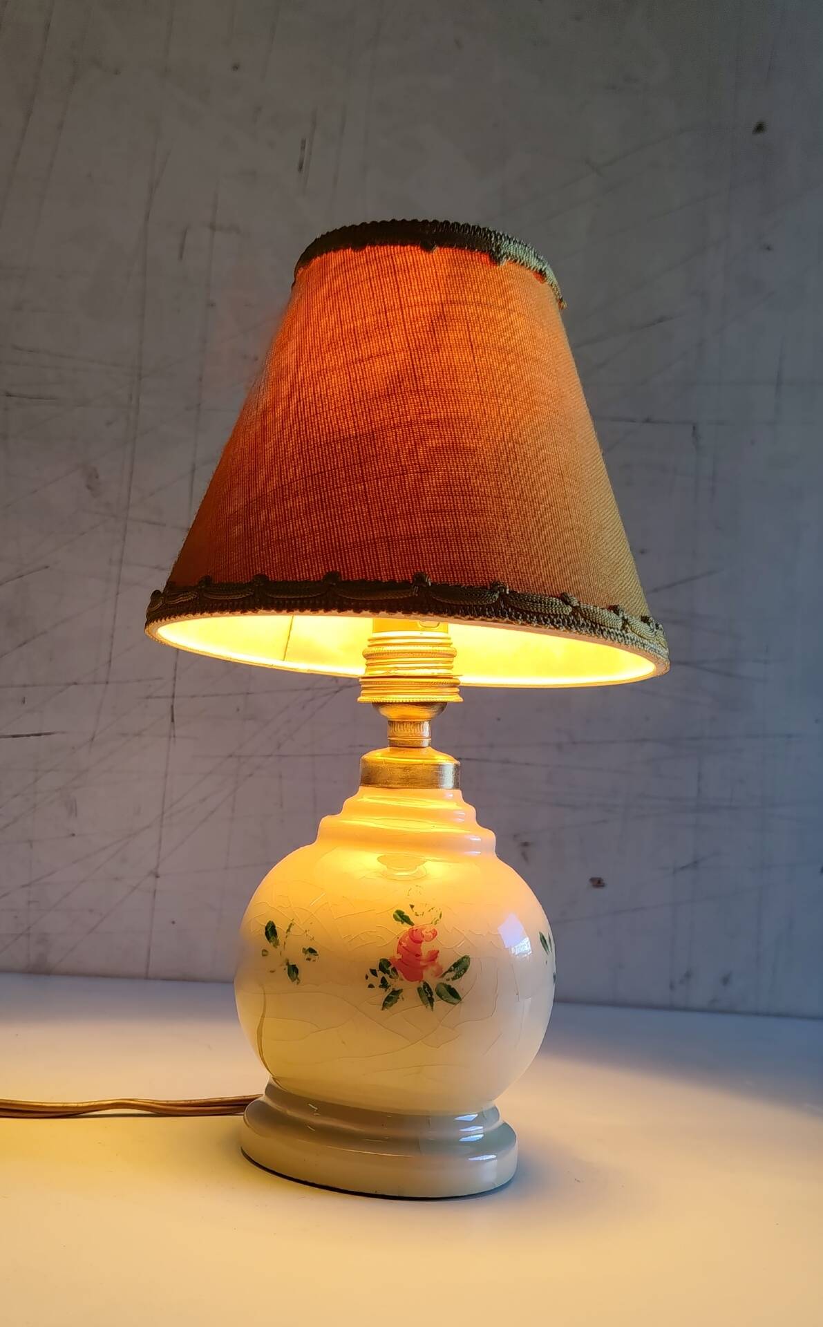 Vintage ceramic table lamp - 1950s/60s