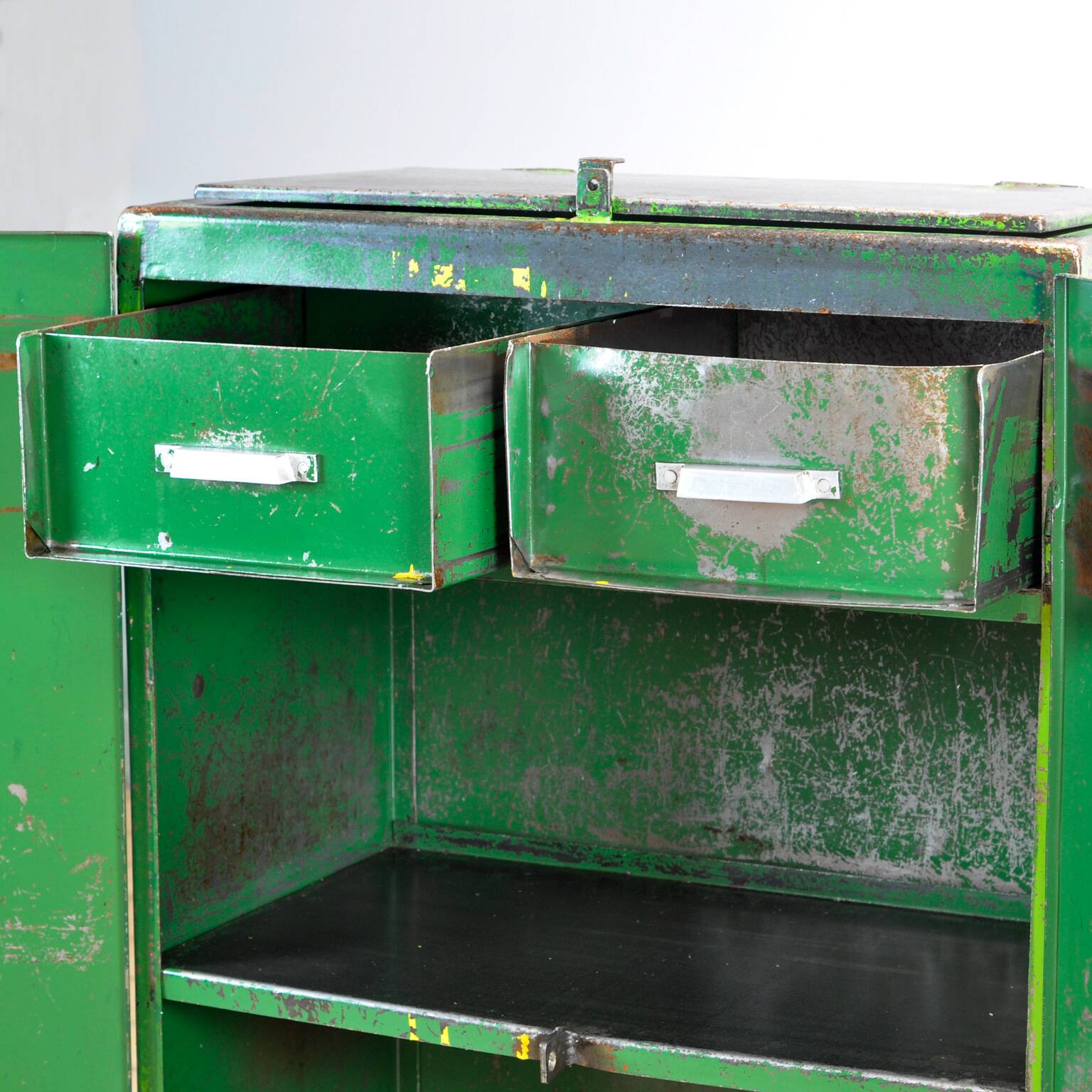 Industrial Iron Cabinet, 1960s