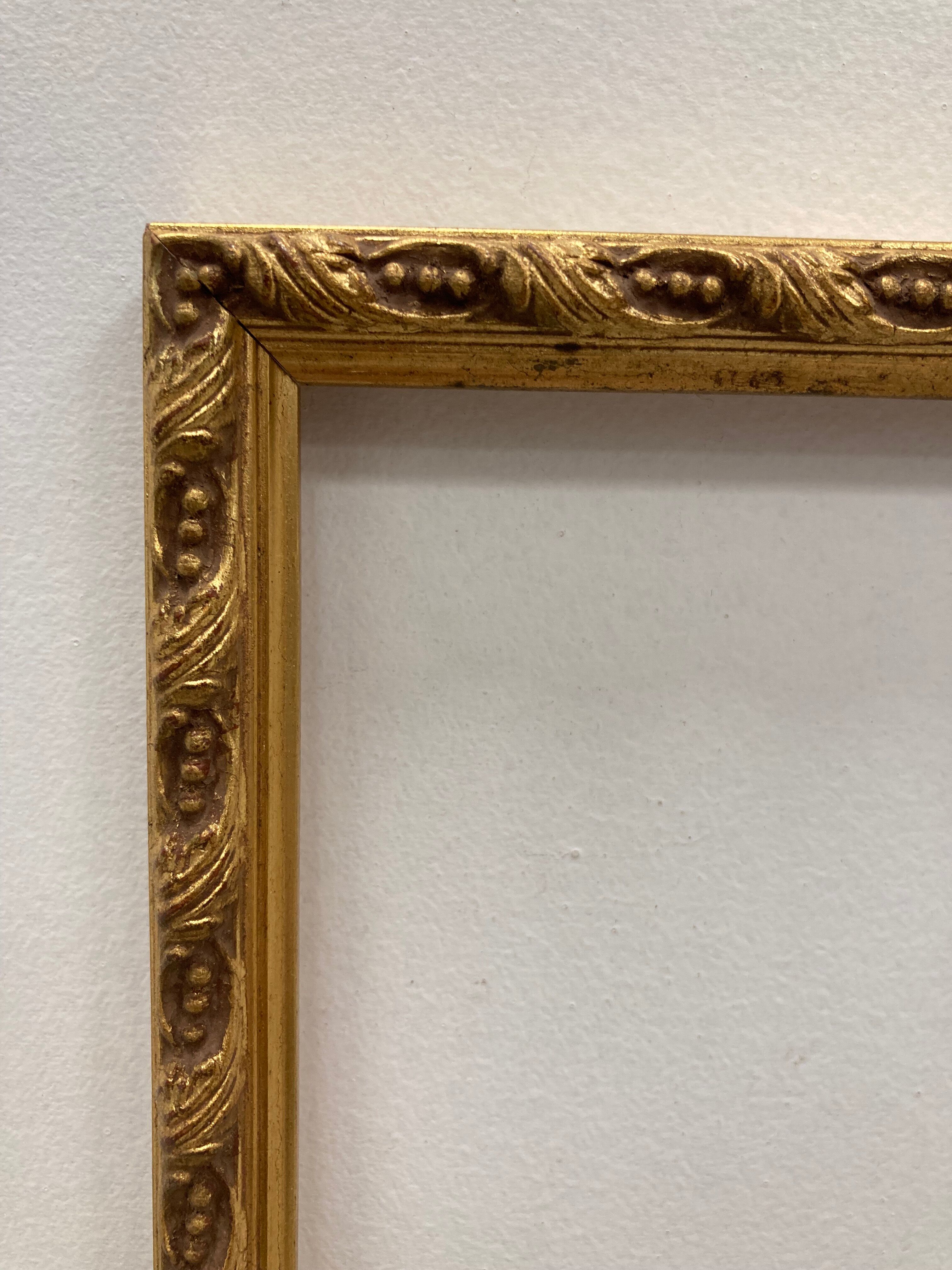 Golden vintage square frame