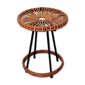 tabouret en rotin moderne