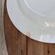 Old plate E. Bourgeois Earthenware Porcelain Crystals
