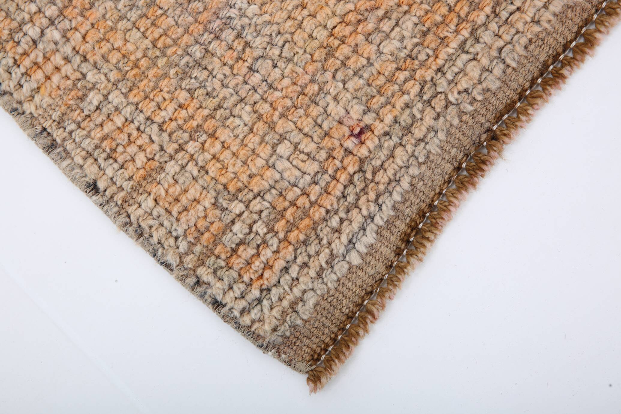 2x12 Long Narrow Orange Vintage Runner Rug, 75x378Cm SK 18494 FREE SHIPPING