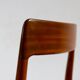 Chairs Scandinavian teak and rope 60 years