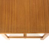 Minimalist teak bench, Sweden, 1960s