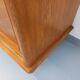 Vintage oak wardrobe from the 1960s.