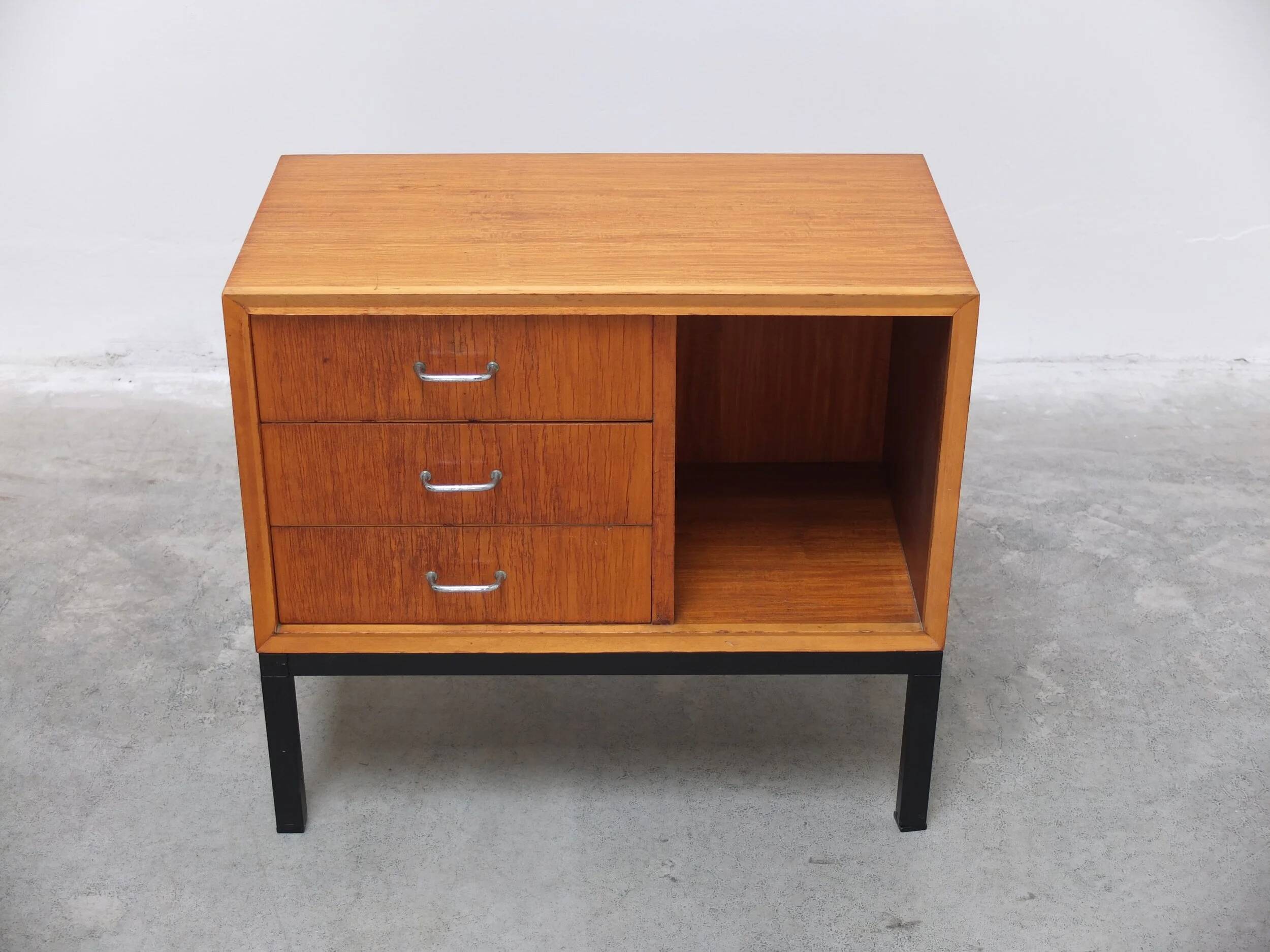 Pair of mid-century side tables in the style of Jos De Mey, 1950s