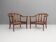 Mid-Century Wilhelm Knoll Cherry Wood Armchairs, Germany, 1960s