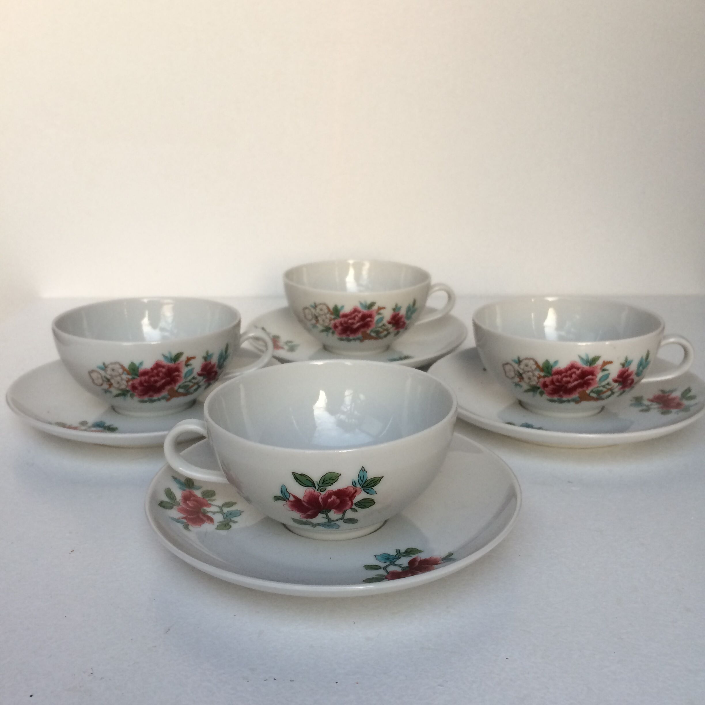 Porcelain tea cups