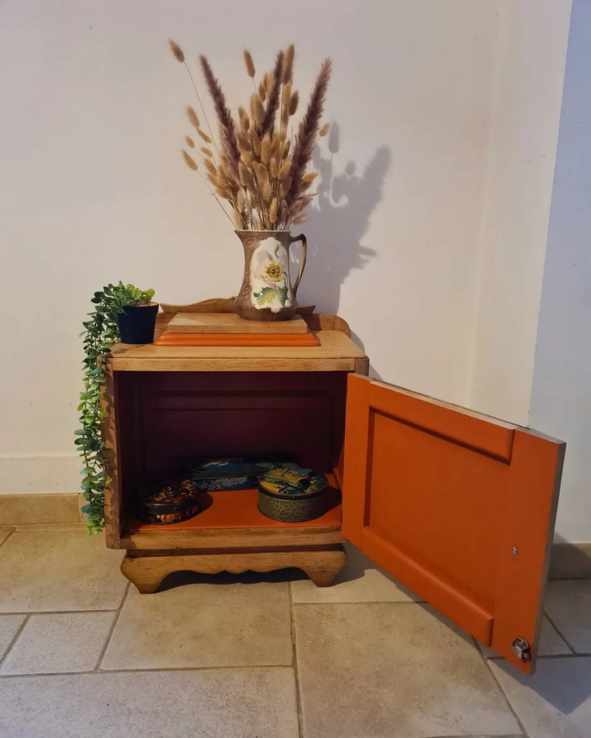 Old Art Deco bedside table