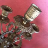 Pair of old candlesticks