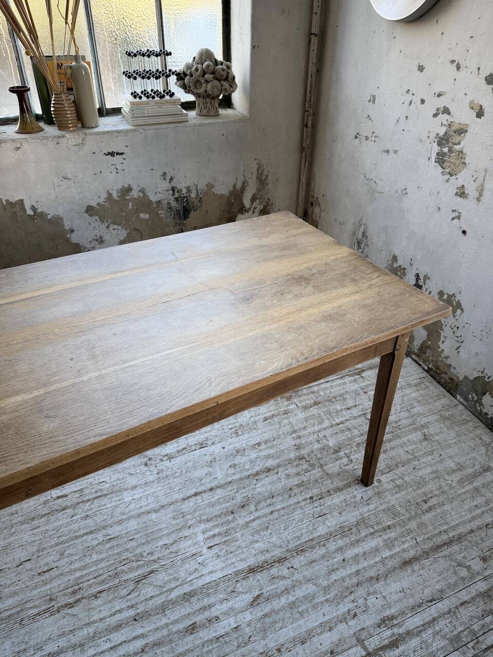 Oak farmhouse table 200cm