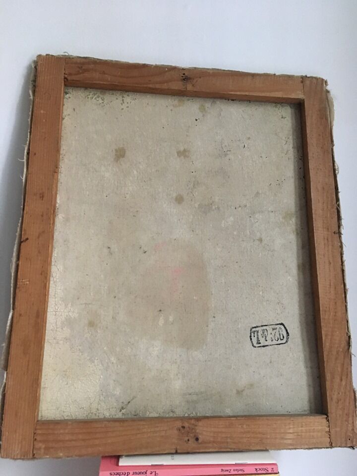 Portrait in oil former captain