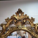 Large golden rockery mirror
