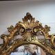 Large golden rocaille mirror
