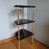 Formica corner shelf neck and gilded metal